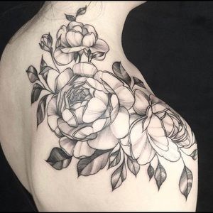 Temporary Flower Tattoo